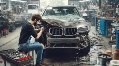 تعتبر عملية إصلاح السيارات المتضررة من الحوادث أو العوامل البيئية مثل الفيضانات أمراً ضرورياً لاستعادة وظائف السيارة وضمان سلامة السائقين والركاب. يشمل دليل إصلاح السيارات المتضررة مجموعة من الخطوات والإجراءات التي يجب اتباعها لتقييم الأضرار وإجراء الصيانة المناسبة. تختلف درجة الضرر باختلاف الحادث أو الظروف التي تعرضت لها السيارة، مما يتطلب فحصاً دقيقاً وتحديداً لاحتياجات الإصلاح. في هذا الدليل، سنتناول كيفية التعامل مع الأضرار الناتجة عن الحوادث، كيفية تقييمها، وأفضل طرق الإصلاح لتجنب مشاكل مستقبلية تؤثر على أداء السيارة أو سلامتها إصلاح السيارات المتضررة