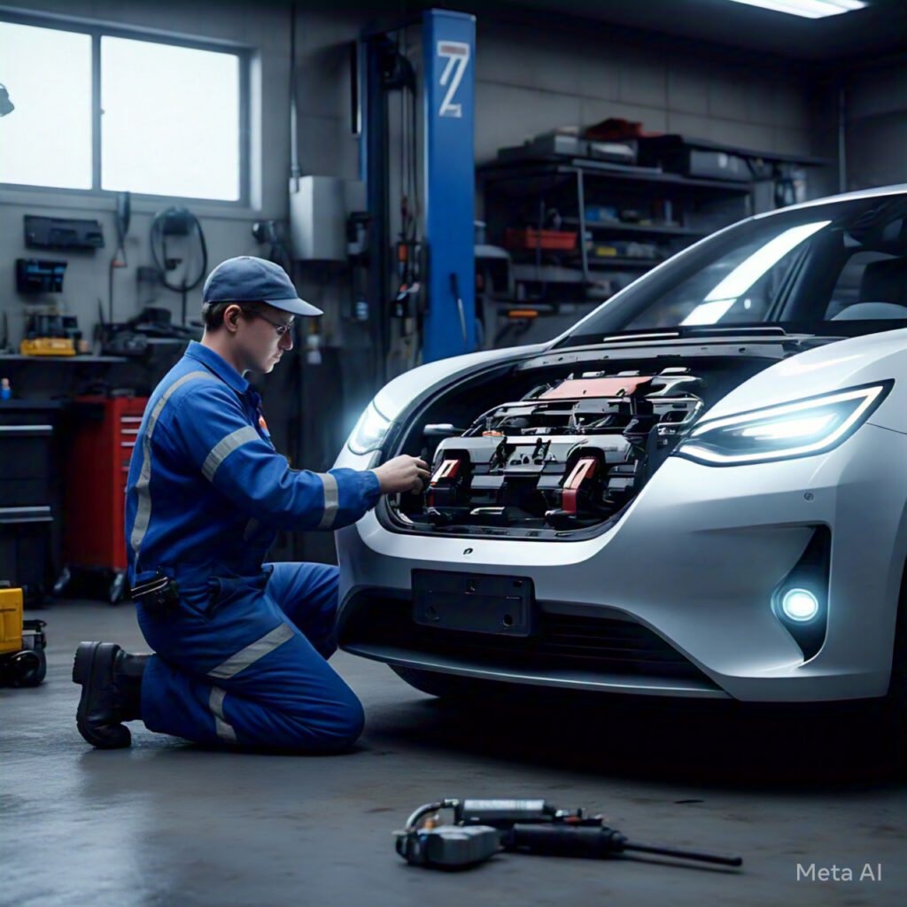 صيانة السيارات الكهربائية